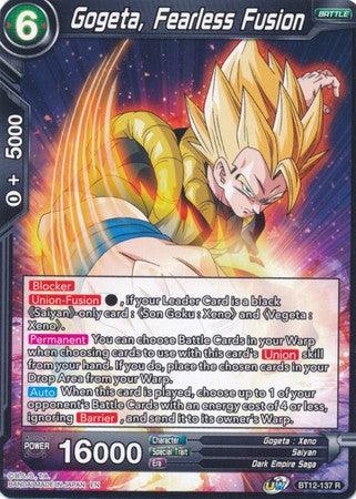 Gogeta, Fearless Fusion (BT12-137) [Vicious Rejuvenation] - POKÉ JEUX