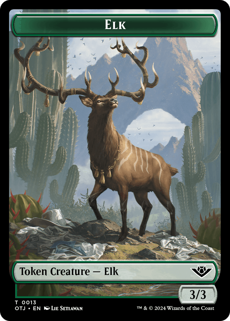 Elk Token [Outlaws of Thunder Junction Tokens] - POKÉ JEUX