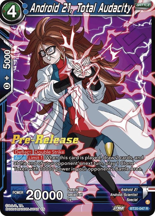 Android 21, Total Audacity (BT20-047) [Power Absorbed Prerelease Promos] - POKÉ JEUX