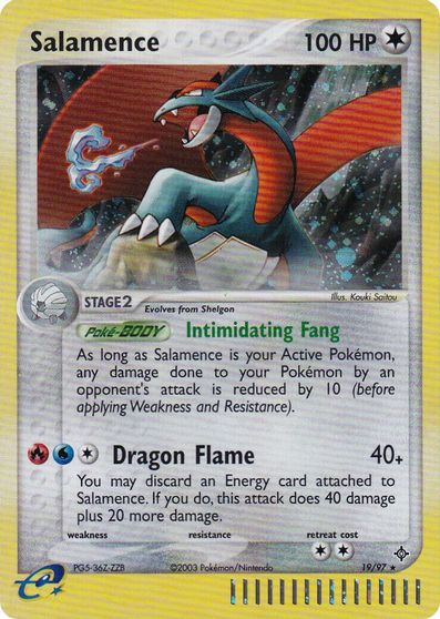 Salamence (19/97) (League Promo 2004) [League & Championship Cards]