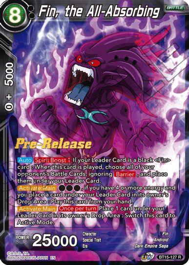 Fin, the All-Absorbing (BT15-127) [Saiyan Showdown Prerelease Promos] - POKÉ JEUX