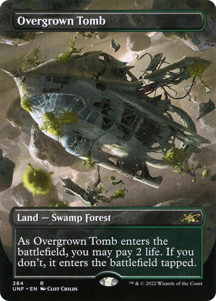 Overgrown Tomb (Borderless) [Unfinity]