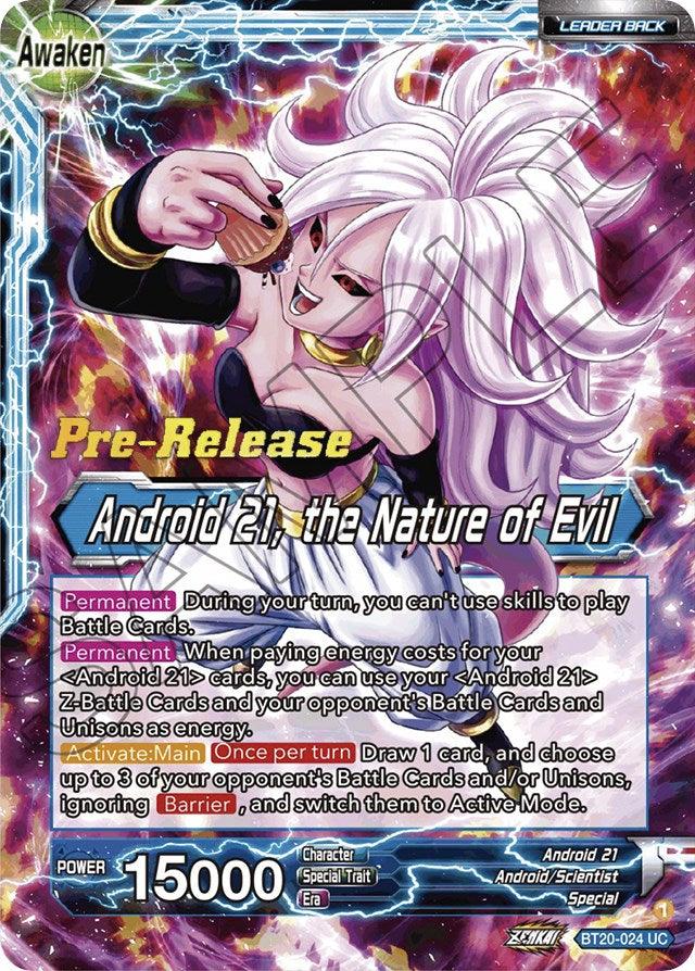 Android 21 // Android 21, the Nature of Evil (BT20-024) [Power Absorbed Prerelease Promos] - POKÉ JEUX