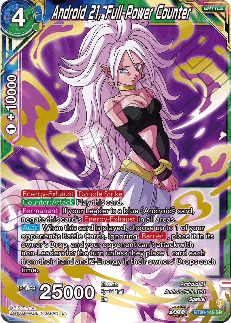 Android 21, Full-Power Counter (BT20-145) [Power Absorbed] - POKÉ JEUX