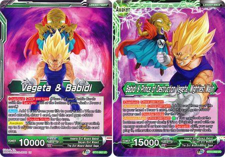 Vegeta & Babidi // Babidi & Prince of Destruction Vegeta, Mightiest Majin (BT11-062) [Vermilion Bloodline] - POKÉ JEUX