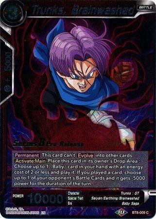 Trunks, Brainwashed (BT8-009_PR) [Malicious Machinations Prerelease Promos] - POKÉ JEUX