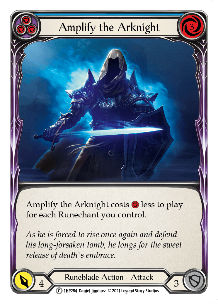 Amplify the Arknight (Blue) [1HP284] (History Pack 1) - POKÉ JEUX