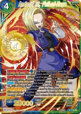 Android 18, Full of Rage (Gold Stamped) (P-172) [Mythic Booster] - POKÉ JEUX