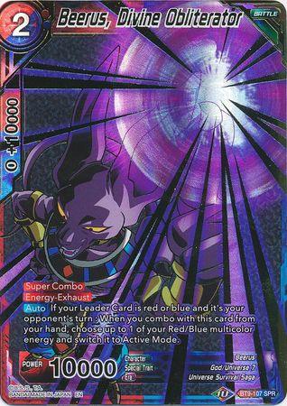 Beerus, Divine Obliterator (SPR) (BT9-107) [Universal Onslaught] - POKÉ JEUX