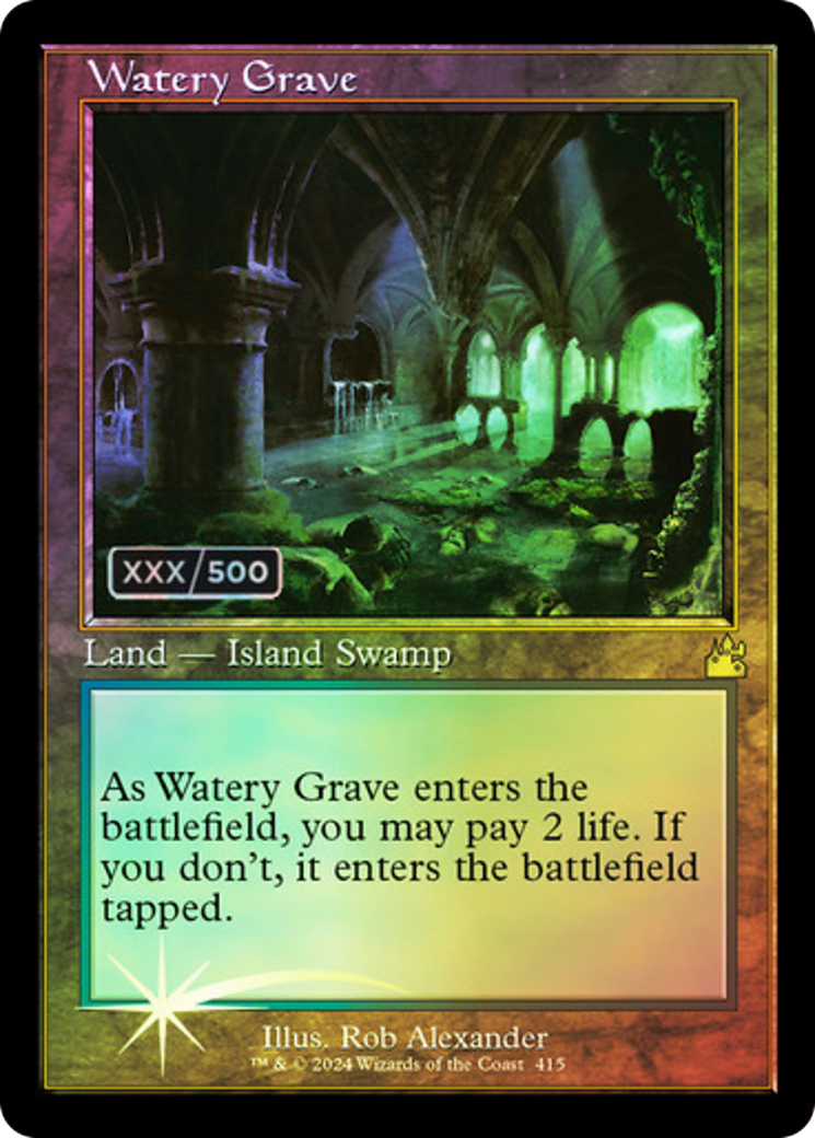 Watery Grave (Retro) (Serialized) [Ravnica Remastered]