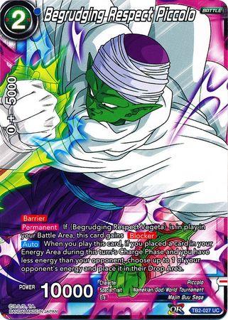 Begrudging Respect Piccolo (TB2-027) [World Martial Arts Tournament] - POKÉ JEUX