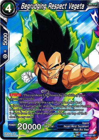 Begrudging Respect Vegeta (TB2-025) [World Martial Arts Tournament] - POKÉ JEUX