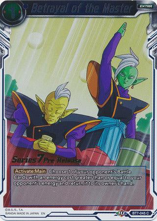 Betrayal of the Master (BT7-045_PR) [Assault of the Saiyans Prerelease Promos] - POKÉ JEUX