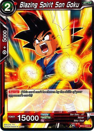 Blazing Spirit Son Goku (BT4-005) [Colossal Warfare] - POKÉ JEUX