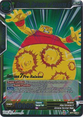 Botamo, Defender of Universe 6 (BT7-088_PR) [Assault of the Saiyans Prerelease Promos] - POKÉ JEUX