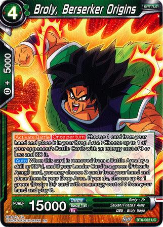 Broly, Berserker Origins (BT6-062) [Destroyer Kings] - POKÉ JEUX