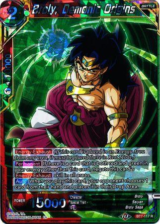 Broly, Demonic Origins (BT7-117) [Assault of the Saiyans] - POKÉ JEUX