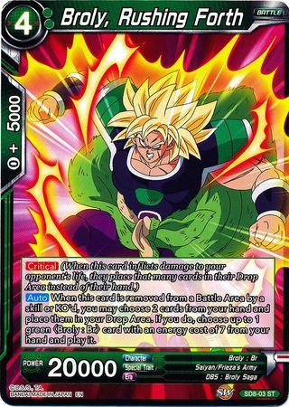 Broly, Rushing Forth (Starter Deck - Rising Broly) (SD8-03) [Destroyer Kings] - POKÉ JEUX