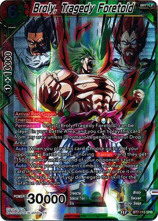 Broly, Tragedy Foretold (SPR) (BT7-115) [Assault of the Saiyans] - POKÉ JEUX