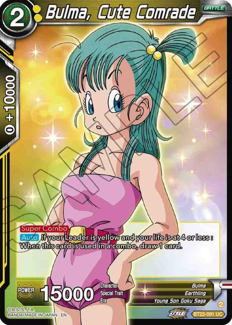 Bulma, Cute Comrade (BT22-091) [Critical Blow] - POKÉ JEUX