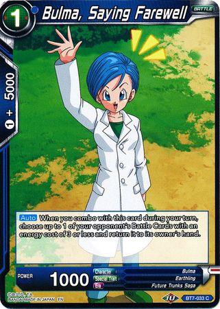 Bulma, Saying Farewell (BT7-033) [Assault of the Saiyans] - POKÉ JEUX