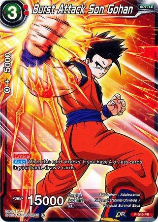 Burst Attack Son Gohan (Alternate Art) (P-049) [Special Anniversary Set] - POKÉ JEUX