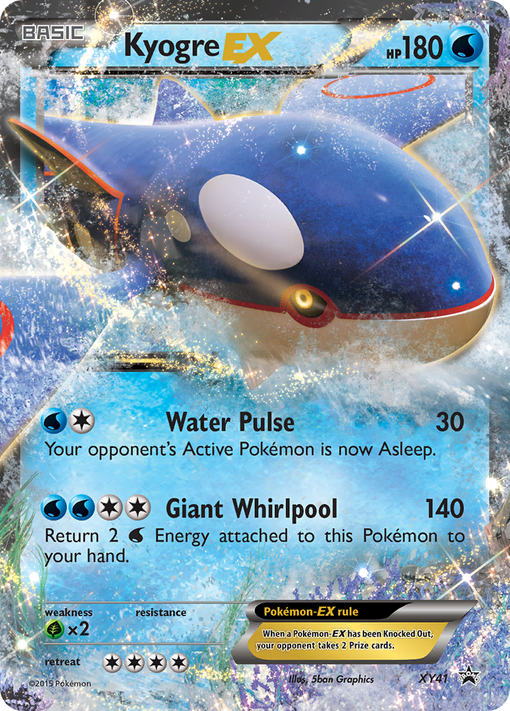 Kyogre EX (XY41) [XY: Black Star Promos]