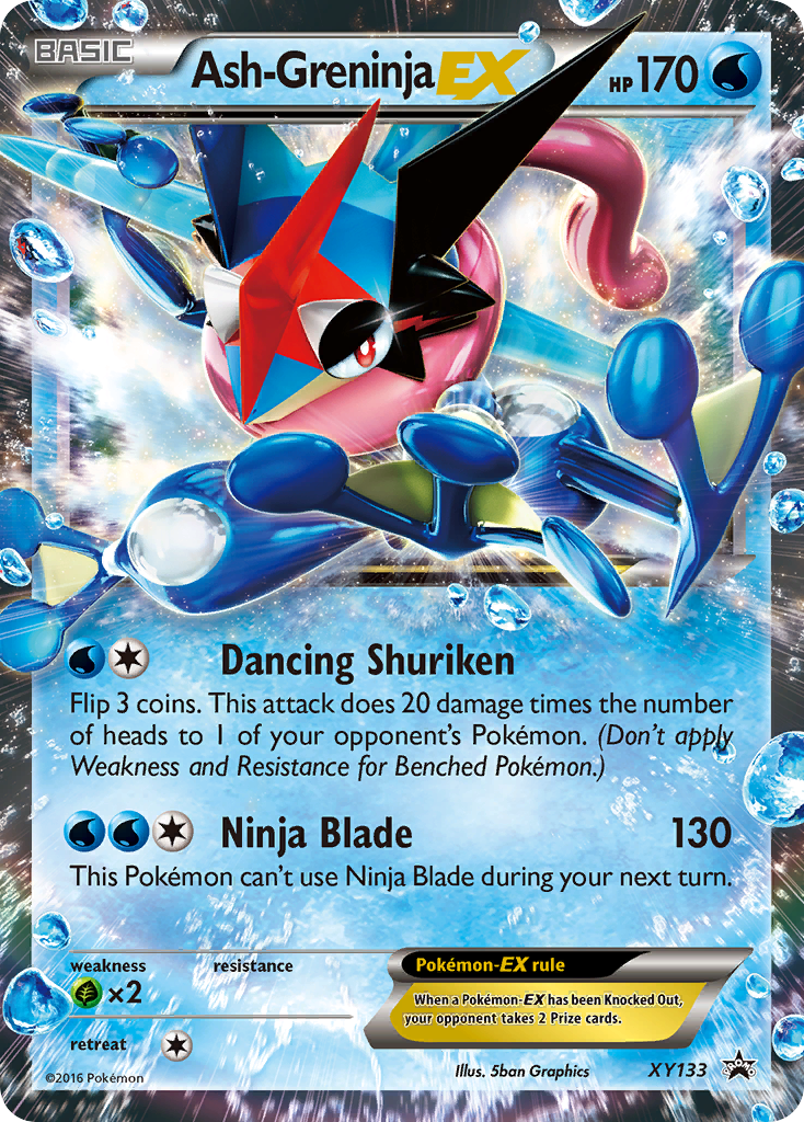 Ash-Greninja EX (XY133) [XY: Black Star Promos]