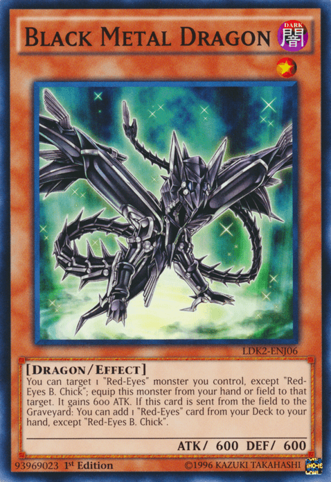 Black Metal Dragon [LDK2-ENJ06] Common - POKÉ JEUX