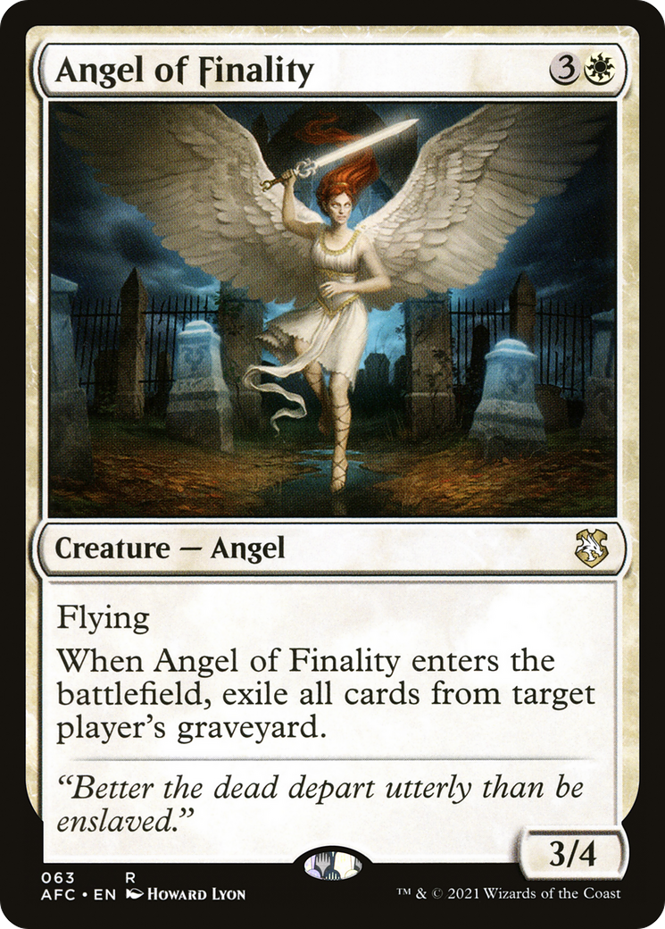 Angel of Finality [Dungeons & Dragons: Adventures in the Forgotten Realms Commander]