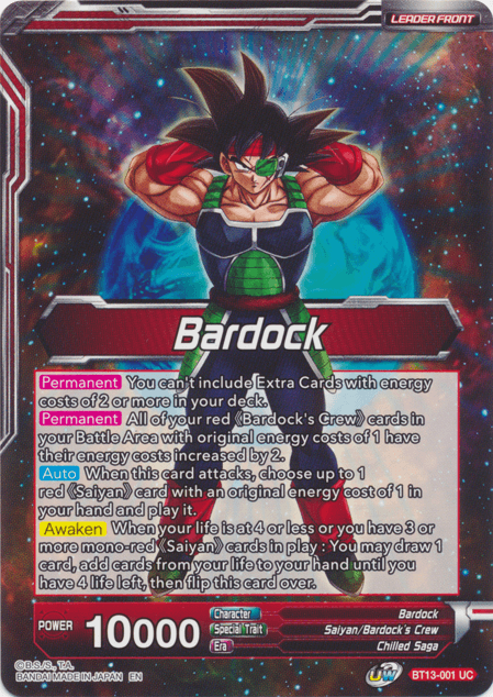 Bardock // SS Bardock, the Legend Awakened (BT13-001) [Supreme Rivalry Prerelease Promos] - POKÉ JEUX