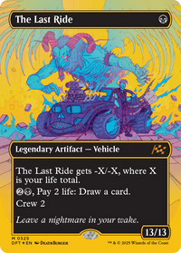 The Last Ride (Borderless) (First-Place Foil) [Aetherdrift]