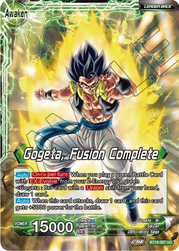 Veku // Gogeta, Fusion Complete (BT19-067) [Fighter's Ambition] - POKÉ JEUX