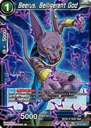 Beerus, Belligerent God (BT16-038) [Realm of the Gods] - POKÉ JEUX