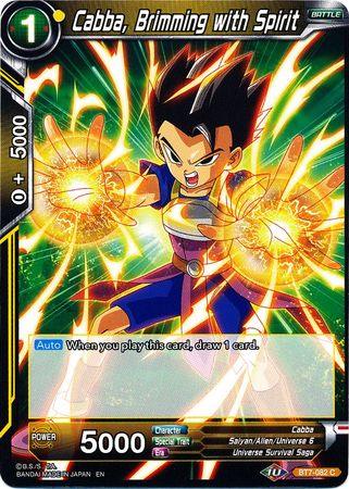 Cabba, Brimming with Spirit (BT7-082) [Assault of the Saiyans] - POKÉ JEUX