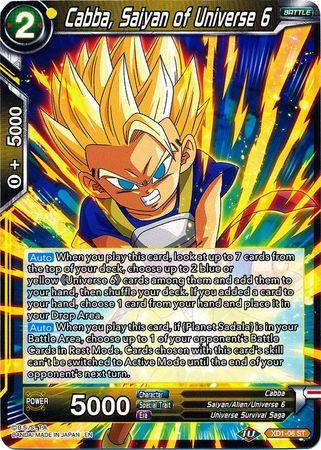 Cabba, Saiyan of Universe 6 (XD1-06) [Assault of the Saiyans] - POKÉ JEUX