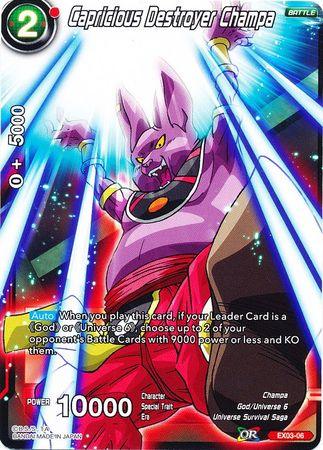 Capricious Destroyer Champa (EX03-06) [Ultimate Box] - POKÉ JEUX