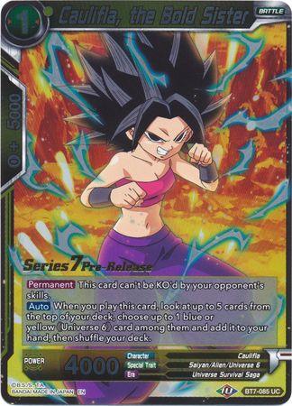 Caulifla, the Bold Sister (BT7-085_PR) [Assault of the Saiyans Prerelease Promos] - POKÉ JEUX