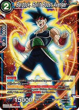 Bardock, Spirit Boost Avenger (EX17-02) [Saiyan Booster] - POKÉ JEUX