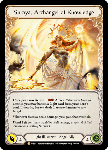 Invoke Suraya // Suraya, Archangel of Knowledge [DYN212] (Dynasty) Cold Foil - POKÉ JEUX