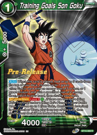 Training Goals Son Goku (BT15-069) [Saiyan Showdown Prerelease Promos] - POKÉ JEUX