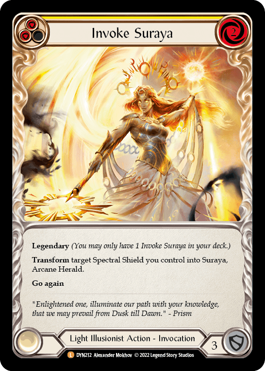 Invoke Suraya // Suraya, Archangel of Knowledge [DYN212] (Dynasty) Cold Foil - POKÉ JEUX