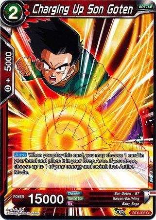 Charging Up Son Goten (BT4-008) [Colossal Warfare] - POKÉ JEUX