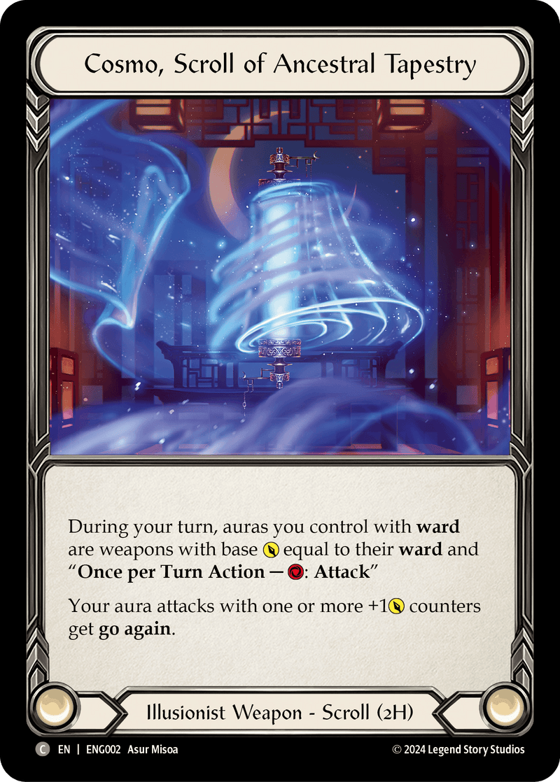 Cosmo, Scroll of Ancestral Tapestry [ENG002] (Part the Mistveil Enigma Blitz Deck) - POKÉ JEUX