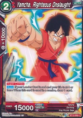 Yamcha, Righteous Onslaught (BT12-008) [Vicious Rejuvenation] - POKÉ JEUX