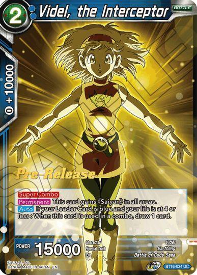 Videl, the Interceptor (BT16-034) [Realm of the Gods Prerelease Promos] - POKÉ JEUX