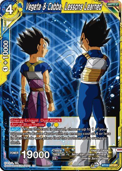 Vegeta & Cabba, Lessons Learned (BT15-147) [Saiyan Showdown] - POKÉ JEUX