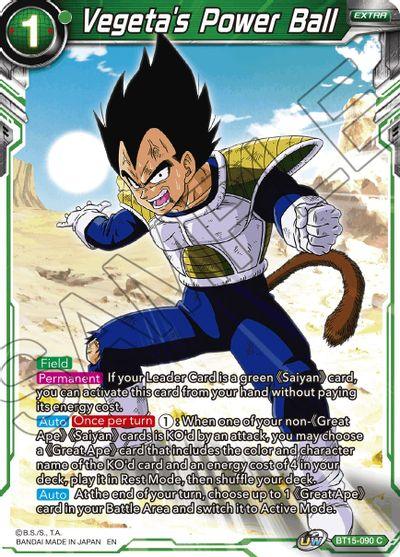 Vegeta's Power Ball (BT15-090) [Saiyan Showdown] - POKÉ JEUX