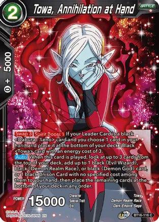 Towa, Annihilation at Hand (BT16-116) [Realm of the Gods] - POKÉ JEUX