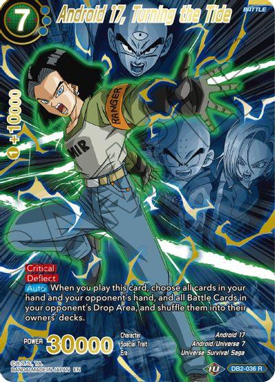 Android 17, Turning the Tide (Alternate Art) (DB2-036_R) [Special Anniversary Set 2021] - POKÉ JEUX